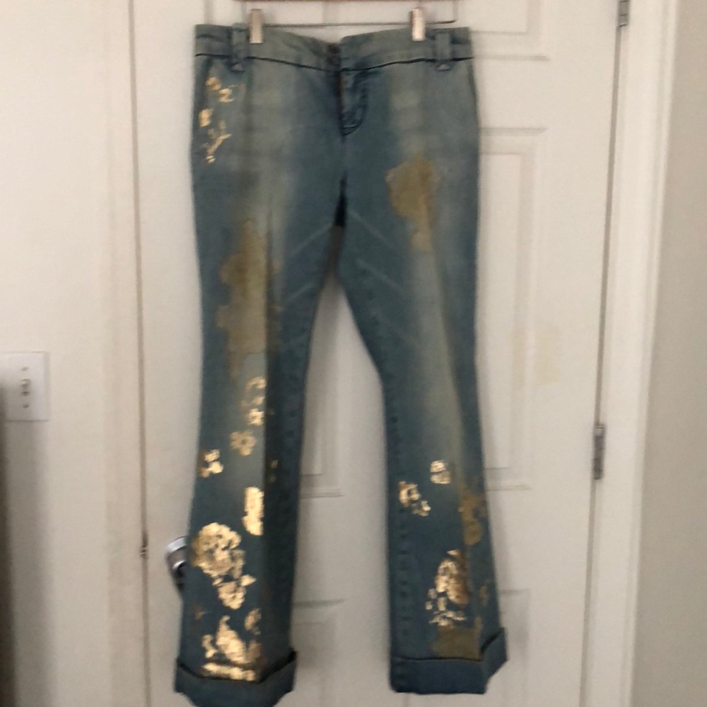 Abs jeans worn once very nice no stains are damage